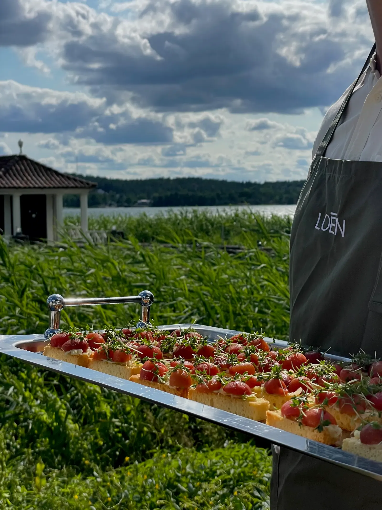 Snittar på bröllop - lyxig catering 